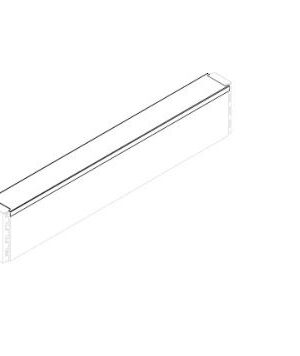 Крышка стеллажа Stahler T-LT 02801900 T-TC 01 801000 L=1000, структурная муар, RAL 9010