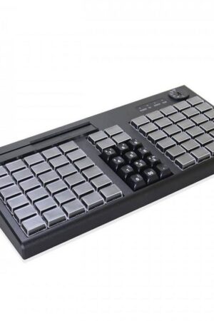 Программируемая клавиатура MERTECH KB-76 USB+KB черная c ридером магнитных карт на 1-3 дорожки