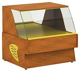 Витрина холодильная CRYSPI Elegia Premium KN 1240 RAL 3486, орех